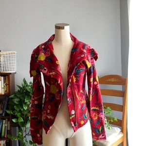 Floral Anthropologie jacket